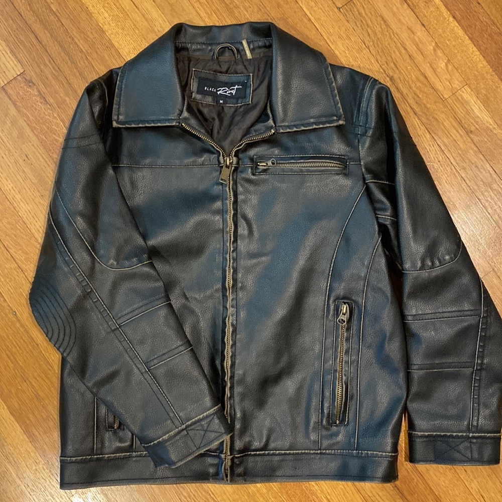 Boys pleather jacket